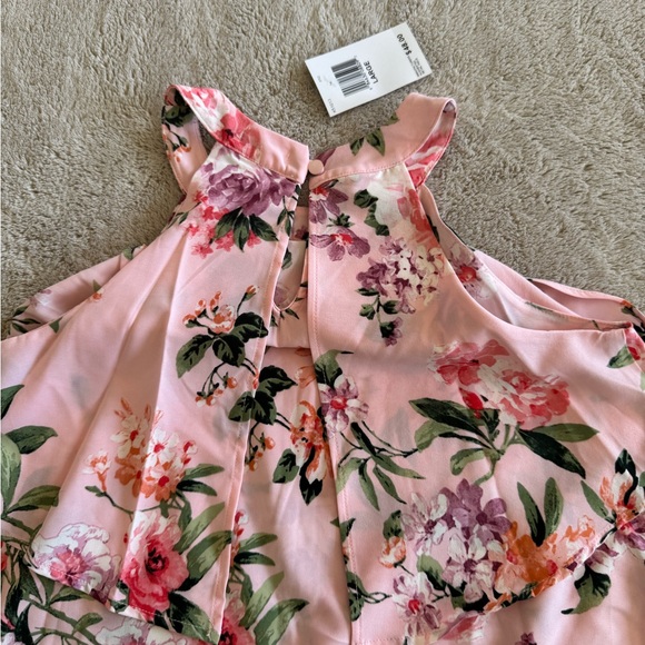 NWT Monteau Pink Floral Top size large - Picture 6 of 6